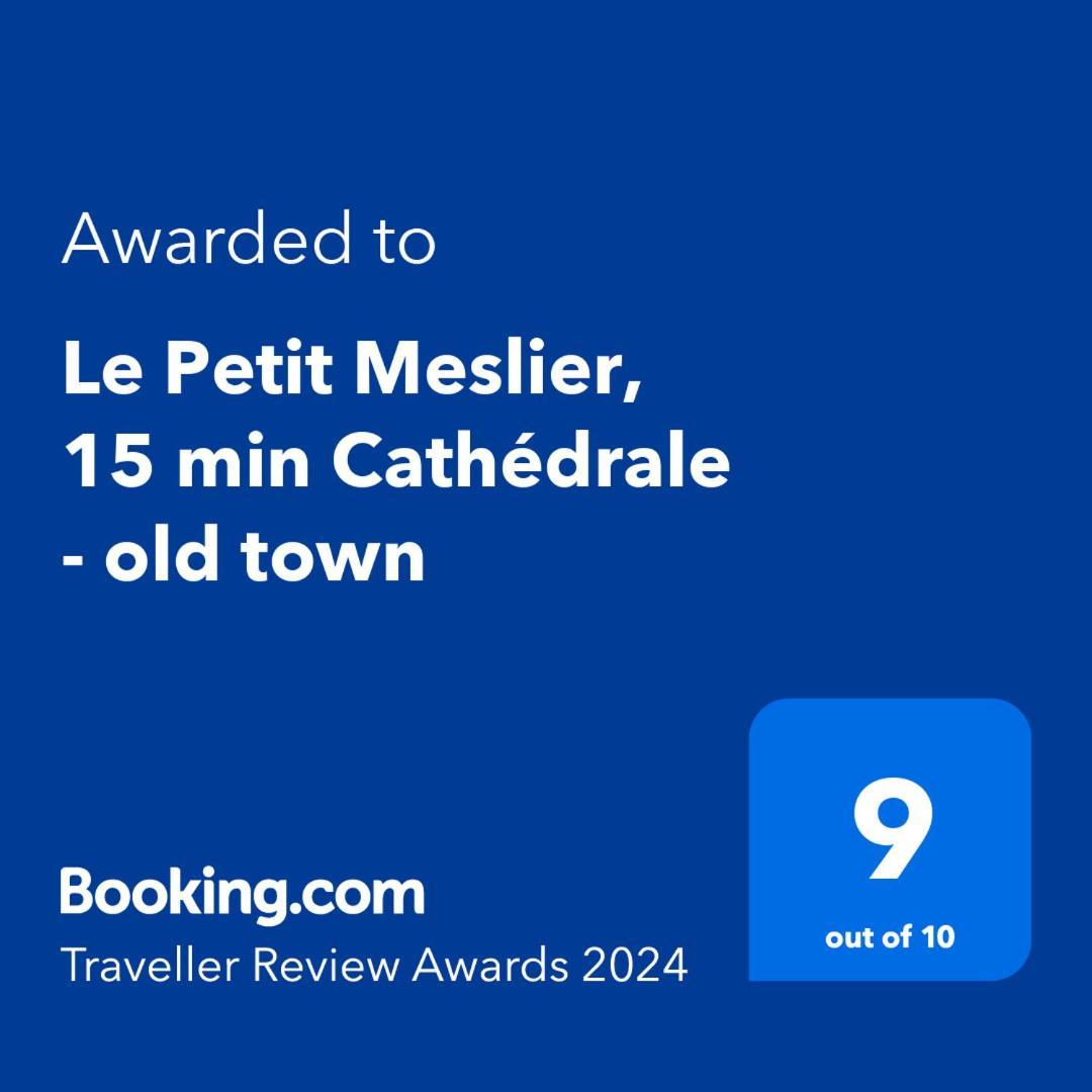 Le Petit Meslier, 15 Min Cathedrale - Old Town Apartment Reims Exterior foto